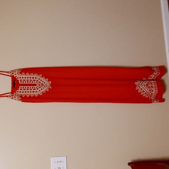 THML Embroidered Maxi Dress XS - Picture 3 of 5